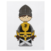 Cute Black Crusader Knight Flyer