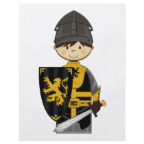 Cute Black Crusader Knight Flyer