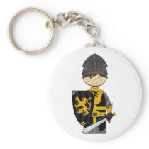 Cute Black Crusader Knight Magnet