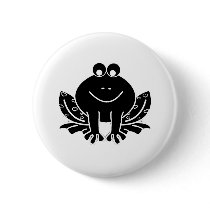 cute black frog