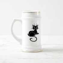 Cute Black Kitty Coffee Mugs