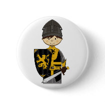 Cute Black Knight Badge