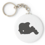 Cute black Whale keychains