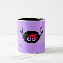 Cute Black Widow Coffee Mugs