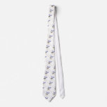 Cute Blue Goth Crossbones Custom Ties