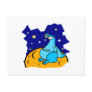 Cute Blue Martian Postcards