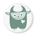 Cute Blue Monster magnets