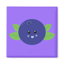 Cute Blueberry Refrigerator Magnets