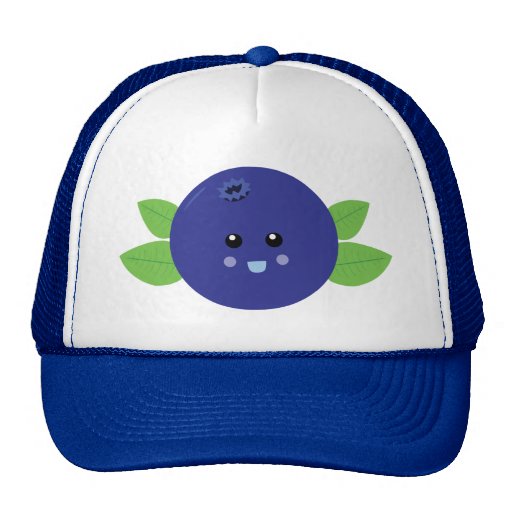 Cute Blueberry Mesh Hat