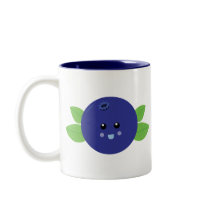 Cute Blueberry Mugs