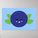 Cute Blueberry posters