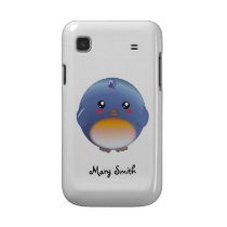 Cute bluebird samsung galaxy s case