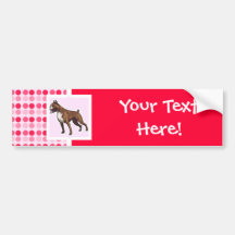Cute Boxer Bumper Sticker