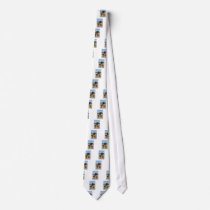 Cute Boxer Dog Men's Necktie