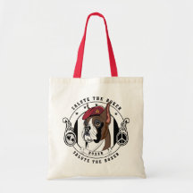 Cute Boxer Tote Tote Bags