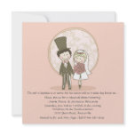 Cute Bride and Groom Wedding Rehearsal Dinner Invi Custom Invitation