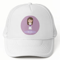 Cute bride cap