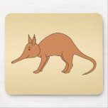 Cute Brown Aardvark Mousemat