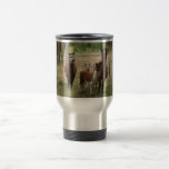 Cute Brown Alpacas In The Zoo Coffee Mugs