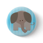 Cute Brown Elephant buttons