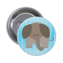 Cute Brown Elephant Pins