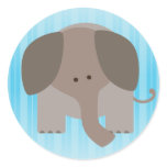 Cute Brown Elephant stickers