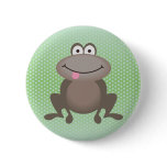 Cute Brown Frog buttons