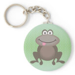 Cute Brown Frog keychains