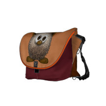 Cute Brown Furry Looking Creature Messenger Bag