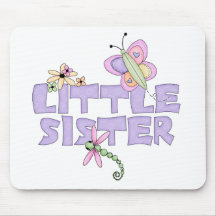 Cute Bugs Little Sister Mouse Mat