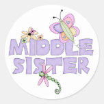 Cute Bugs Middle Sister Sticker
