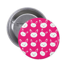 Cute Bunnies Pinback Button