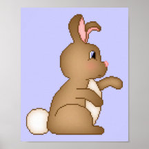 Cute Bunny Poster