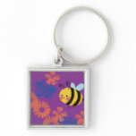 Cute Busy Honey Bee Keychains