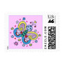 Cute Butterfly Stamp