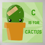 Cute Cactus Poster