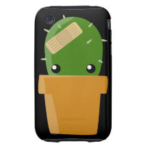Cute Cactus Tough iPhone 3 Covers