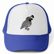Cute California Quail Mesh Hats