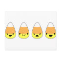 Cute Candy Corn for Halloween! postcards