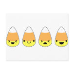 Cute Candy Corn for Halloween! postcards