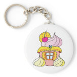 cute candy pastry gingerbread house keychains