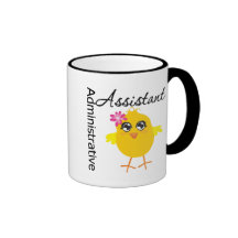 Cute Career Chick Administrative Assistant Mugs