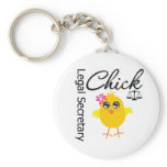 Cute Career Chick - Legal Secretary keychains