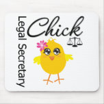Cute Career Chick - Legal Secretary mousepads