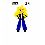 Cute Cartoon Attitude Girl Tshirt