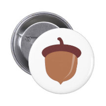 Cute Cartoon Autumn Acorn Pin