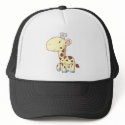 Cute Cartoon Baby Giraffe Shirts hats