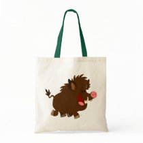 Cute Cartoon Beaming Wild Boar Bag
