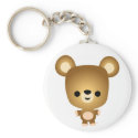 Cute Cartoon Bear Cub Keychain