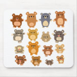 Cute Cartoon Bears mousepad
